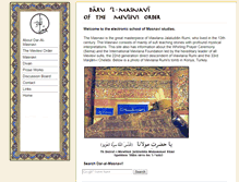 Tablet Screenshot of dar-al-masnavi.org